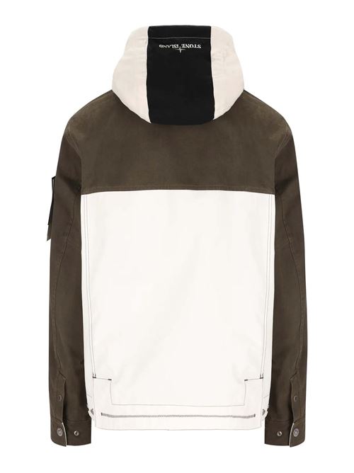 Giubbino con logo in tela resinata STONE ISLAND | 4100080S0110V0054